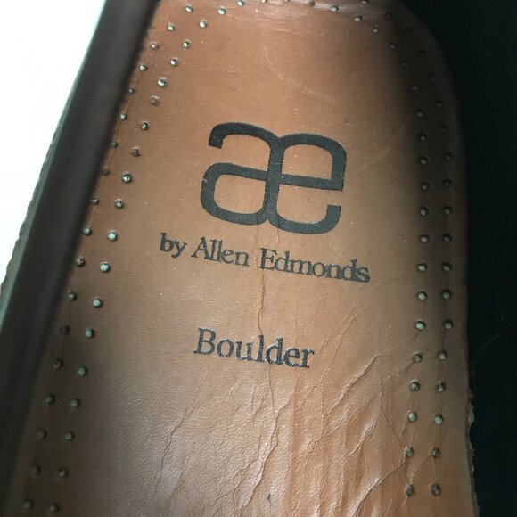 Allen Edmonds Men Size 13 D Boulder Venetian Driving Two Tone Leather Loafer - Picture 11 of 15